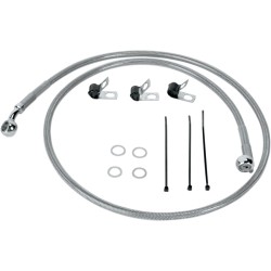 Linie de frână față din oțel inoxidabil DRAG SPECIALTIES 660214 Linie de frână față din oțel inoxidabil DRAG SPECIALTIES 660214
