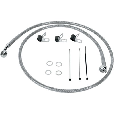 Linie de frână față din oțel inoxidabil DRAG SPECIALTIES 660214 Linie de frână față din oțel inoxidabil DRAG SPECIALTIES 660214