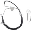 Linie de frână față din oțel inoxidabil cu acoperire din vinil negru DRAG SPECIALTIES 660411-BLK Linie de frână față din oțel inoxidabil cu acoperire din vinil negru DRAG SPECIALTIES 660411-BLK thumb