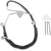 Linie de frână față din oțel inoxidabil cu acoperire din vinil negru DRAG SPECIALTIES 660411-BLK Linie de frână față din oțel inoxidabil cu acoperire din vinil negru DRAG SPECIALTIES 660411-BLK thumb