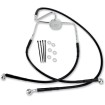 Linie de frână față din oțel inoxidabil cu acoperire din vinil negru DRAG SPECIALTIES 644410-BLK Linie de frână față din oțel inoxidabil cu acoperire din vinil negru DRAG SPECIALTIES 644410-BLK thumb