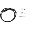 Linie de frână față din oțel inoxidabil cu înveliș din vinil negru DRAG SPECIALTIES 660313-BLK Linie de frână față din oțel inoxidabil cu înveliș din vinil negru DRAG SPECIALTIES 660313-BLK thumb