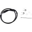 Linie de frână față din oțel inoxidabil cu înveliș din vinil negru DRAG SPECIALTIES 660313-BLK Linie de frână față din oțel inoxidabil cu înveliș din vinil negru DRAG SPECIALTIES 660313-BLK thumb