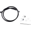 Linie de frână față din oțel inoxidabil cu acoperire din vinil negru DRAG SPECIALTIES 660310-BLK Linie de frână față din oțel inoxidabil cu acoperire din vinil negru DRAG SPECIALTIES 660310-BLK thumb