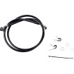 Linie de frână față din oțel inoxidabil cu acoperire din vinil negru DRAG SPECIALTIES 660310-BLK Linie de frână față din oțel inoxidabil cu acoperire din vinil negru DRAG SPECIALTIES 660310-BLK thumb