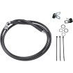 Linie de frână față din oțel inoxidabil cu acoperire din vinil negru DRAG SPECIALTIES 640113-BLK Linie de frână față din oțel inoxidabil cu acoperire din vinil negru DRAG SPECIALTIES 640113-BLK thumb