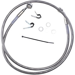 Linie de frână față din oțel inoxidabil prelungită 4 Linie de frână față din oțel inoxidabil prelungită 4