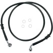 Linie de frână față din oțel inoxidabil cu acoperire din vinil negru DRAG SPECIALTIES 680210BLK thumb