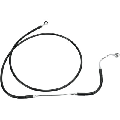 Linie superioară de frână față din oțel inoxidabil acoperit cu vinil negru prelungită 8 Linie superioară de frână față din oțel inoxidabil acoperit cu vinil negru prelungită 8