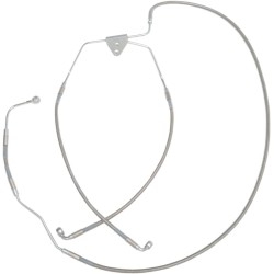 Linie de frână față inferioară din oțel inoxidabil DRAG SPECIALTIES 691183 Linie de frână față inferioară din oțel inoxidabil DRAG SPECIALTIES 691183