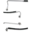 Linie de frână spate din oțel inoxidabil cu înveliș din vinil negru DRAG SPECIALTIES 640231-BLK Linie de frână spate din oțel inoxidabil cu înveliș din vinil negru DRAG SPECIALTIES 640231-BLK thumb
