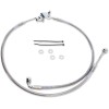 Furtun de frână din oțel inoxidabil cu acoperire transparentă lungime OEM spate DRAG SPECIALTIES 640240