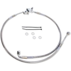 Furtun de frână din oțel inoxidabil cu acoperire transparentă lungime OEM spate DRAG SPECIALTIES 640240 Furtun de frână din oțel inoxidabil cu acoperire transparentă lungime OEM spate DRAG SPECIALTIES 640240