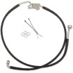 Furtun de frână din oțel inoxidabil cu acoperire neagră lungime OEM spate DRAG SPECIALTIES 640240B Furtun de frână din oțel inoxidabil cu acoperire neagră lungime OEM spate DRAG SPECIALTIES 640240B thumb