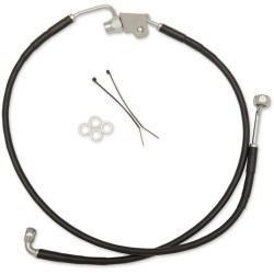 Furtun de frână din oțel inoxidabil cu acoperire neagră lungime OEM spate DRAG SPECIALTIES 640240B