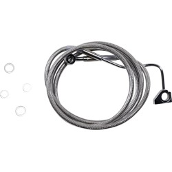 Set prelungit de linie de frână spate din oțel inoxidabil DRAG SPECIALTIES 614220-10 Set prelungit de linie de frână spate din oțel inoxidabil DRAG SPECIALTIES 614220-10