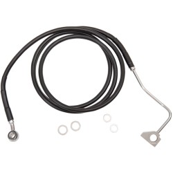 Set linie de frână față cu lungime extinsă din vinil negru/oțel inoxidabil DRAG SPECIALTIES 614220-6BLK Set linie de frână față cu lungime extinsă din vinil negru/oțel inoxidabil DRAG SPECIALTIES 614220-6BLK