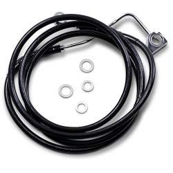 Set linie de frână față cu lungime extinsă din vinil negru/otel inoxidabil DRAG SPECIALTIES 614220-12BLK Set linie de frână față cu lungime extinsă din vinil negru/otel inoxidabil DRAG SPECIALTIES 614220-12BLK