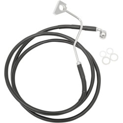 Set linie frână spate lungime standard vinil negru oțel inoxidabil DRAG SPECIALTIES 615220-BLK Set linie frână spate lungime standard vinil negru oțel inoxidabil DRAG SPECIALTIES 615220-BLK