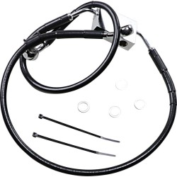 Linie de frână față XL BK +4 DRAG SPECIALTIES 614743-4BLK Linie de frână față XL BK +4 DRAG SPECIALTIES 614743-4BLK