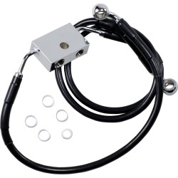 Linie de frână față XL BK +8 DRAG SPECIALTIES 614745-8BLK Linie de frână față XL BK +8 DRAG SPECIALTIES 614745-8BLK
