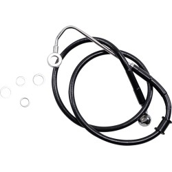 Furtun de frână 15-17SFTL negru +4 DRAG SPECIALTIES 618300-4BLK Furtun de frână 15-17SFTL negru +4 DRAG SPECIALTIES 618300-4BLK