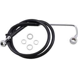 Furtun de frână 15-17SFTL negru +4 DRAG SPECIALTIES 618302-4BLK Furtun de frână 15-17SFTL negru +4 DRAG SPECIALTIES 618302-4BLK