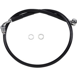 Furtun de frână 18- SFTL negru +4 DRAG SPECIALTIES 618601-4BLK