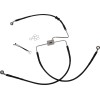 Furtun de frână 16-XL1200CX negru DRAG SPECIALTIES 618566-BLK