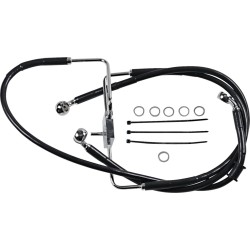 Furtun de frână 16-XL1200CX BL+8 DRAG SPECIALTIES 618566-8BLK Furtun de frână 16-XL1200CX BL+8 DRAG SPECIALTIES 618566-8BLK
