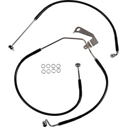 Furtun de frână RR NON ABS BL DRAG SPECIALTIES 640232-BLK Furtun de frână RR NON ABS BL DRAG SPECIALTIES 640232-BLK