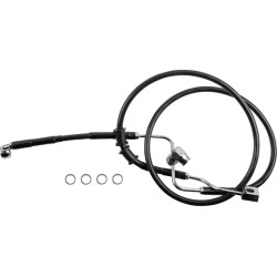 Furtun de frână RR ABS BL DRAG SPECIALTIES 618598-BLK