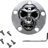 Capac puncte cu craniu 3-D crom 5 găuri DRAG SPECIALTIES 30-0181-BC-222