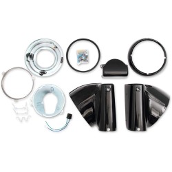 Set nacelă far pentru far de 7 inch negru DRAG SPECIALTIES L20-0629GB Set nacelă far pentru far de 7 inch negru DRAG SPECIALTIES L20-0629GB