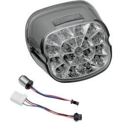 Stop spate WEB LED cu abajur fumuriu și lumină superioară pentru număr de înmatriculare DRAG SPECIALTIES 161273
