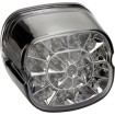 Stop spate WEB LED lentilă fumurie cu lumină inferioară pentru număr de înmatriculare DRAG SPECIALTIES 161274 thumb