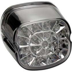 Stop spate WEB LED lentilă fumurie cu lumină inferioară pentru număr de înmatriculare DRAG SPECIALTIES 161274