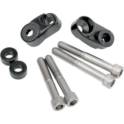 Suporturi scurte pentru semnalizatoare pentru furci de 39MM/49MM negre DRAG SPECIALTIES 20-0367GBDS Suporturi scurte pentru semnalizatoare pentru furci de 39MM/49MM negre DRAG SPECIALTIES 20-0367GBDS