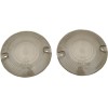 Lentile de lumină pentru semnalizatoare stil plat fumuriu DRAG SPECIALTIES 12-0203-ML2D