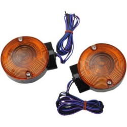 Semnalizatoare față de înlocuire negre/chihlimbar DRAG SPECIALTIES L12-6030GBAFE