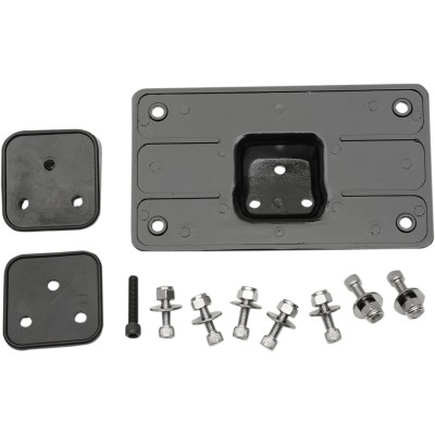 Suport pentru număr de înmatriculare negru DRAG SPECIALTIES 090204