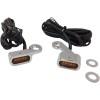 Lumini de semnalizare pentru ghidon crom/chihlimbar LED DRAG SPECIALTIES L22-0231CAENU
