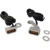 Lumini de semnalizare pentru ghidon crom/chihlimbar LED DRAG SPECIALTIES L22-0232CAENU