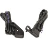 Lumini de semnalizare pentru ghidon negre/fumurii LED DRAG SPECIALTIES L22-0232MBMENU