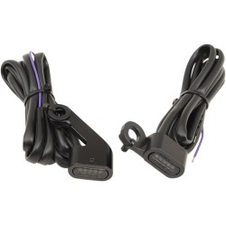 Lumini de semnalizare pentru ghidon negre/fumurii LED DRAG SPECIALTIES L22-0232MBMENU Lumini de semnalizare pentru ghidon negre/fumurii LED DRAG SPECIALTIES L22-0232MBMENU