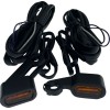 Lumini MKR BLK/AMBER 04-13 XL DRAG SPECIALTIES L22-0236MBAENU
