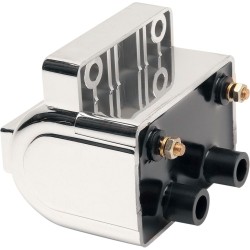 Bobină 12V dual-fire 4 ohm crom DRAG SPECIALTIES 10-2032