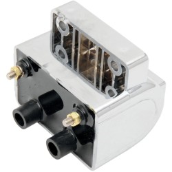 Bobină 12V dual-fire 3 ohm crom DRAG SPECIALTIES 10-2033 Bobină 12V dual-fire 3 ohm crom DRAG SPECIALTIES 10-2033