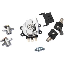 Contact de aprindere cu balama laterală crom DRAG SPECIALTIES E21-0209/45 Contact de aprindere cu balama laterală crom DRAG SPECIALTIES E21-0209/45