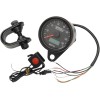 Vitezometru electronic cu carcasă neagră și cadran negru de 2.4